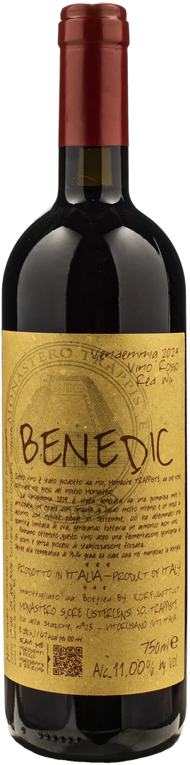 Monastero Trappiste Vitorchiano Benedic 2024 - Bottle Hero