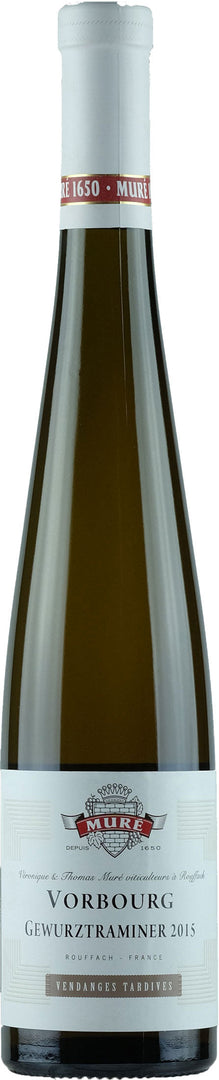 Mure Vorbourg Gewurztraminer Vendages Tardives 0.5L 2015 - Bottle Hero