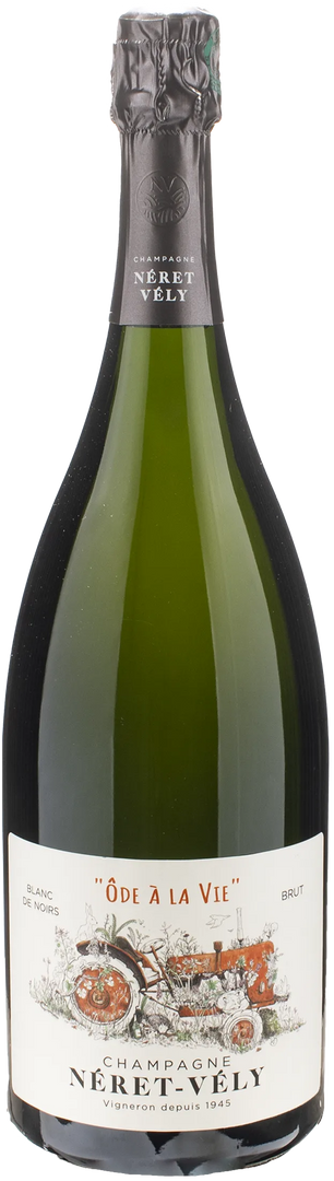 Neret Vely Champagne Blanc de Noirs Ode a la Vie Brut Magnum - Bottle Hero