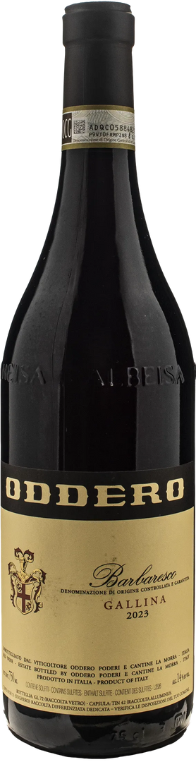 Oddero Barbaresco Gallina 2023 - Bottle Hero