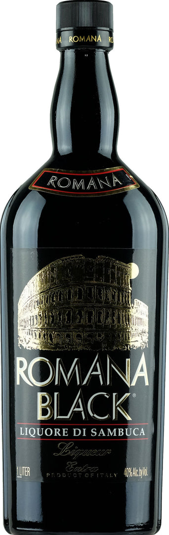 Pallini Romana Black Liquore di Sambuca 1L - Bottle Hero