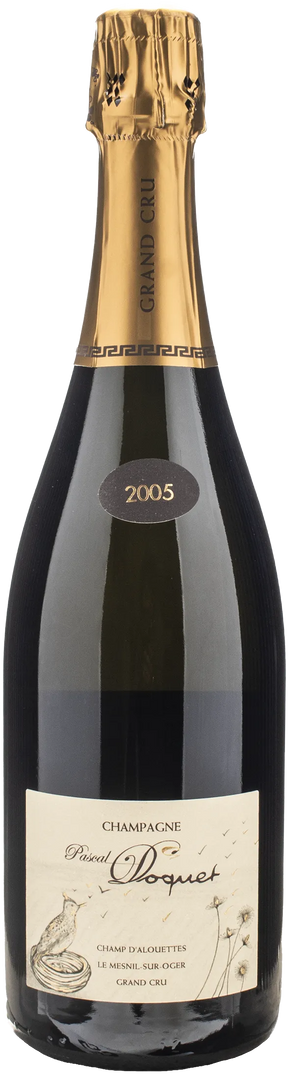 Pascal Doquet Champagne Le Mesnil sur Oger Champ d’Alouettes Grand Cru Extra Brut 2005 - Bottle Hero