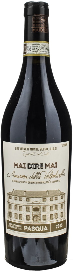 Pasqua Amarone della Valpolicella Mai Dire Mai 2015 - Bottle Hero
