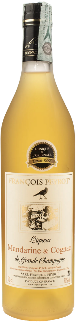 Peyrot Liqueur Mandarine & Cognac de Grand Champagne 0.7L - Bottle Hero