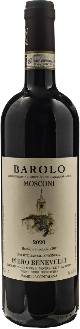 Piero Benevelli Barolo Mosconi 2020