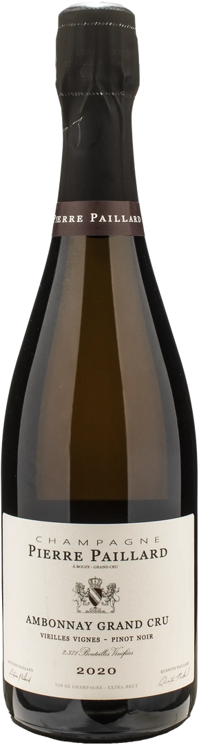 Pierre Paillard Champagne Grand Cru Ambonnay Pinot Noir Extra Brut Vieilles Vignes 2020 - Bottle Hero