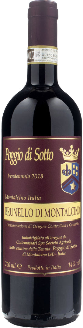 Poggio di Sotto Brunello di Montalcino 2018 - Bottle Hero