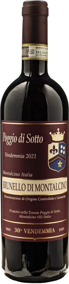 Poggio di Sotto Brunello di Montalcino 2021 - Bottle Hero
