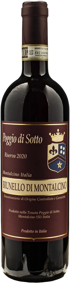 Poggio di Sotto Brunello di Montalcino Riserva 2020 - Bottle Hero