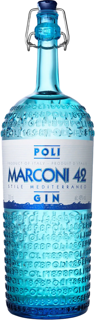 Poli Gin Marconi 42 Mediterraneo 0.7L - Bottle Hero
