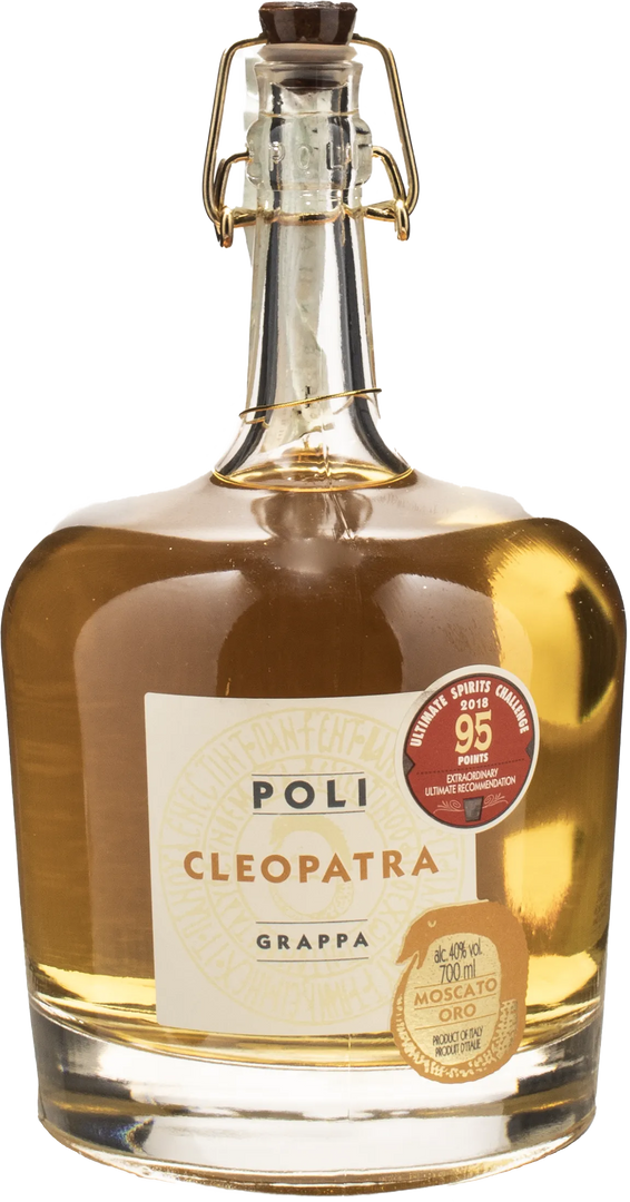 Poli Grappa Cleopatra Moscato Oro 0.7L - Bottle Hero