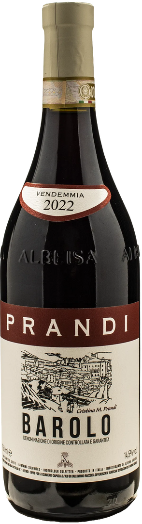 Prandi Barolo 2022 - Bottle Hero