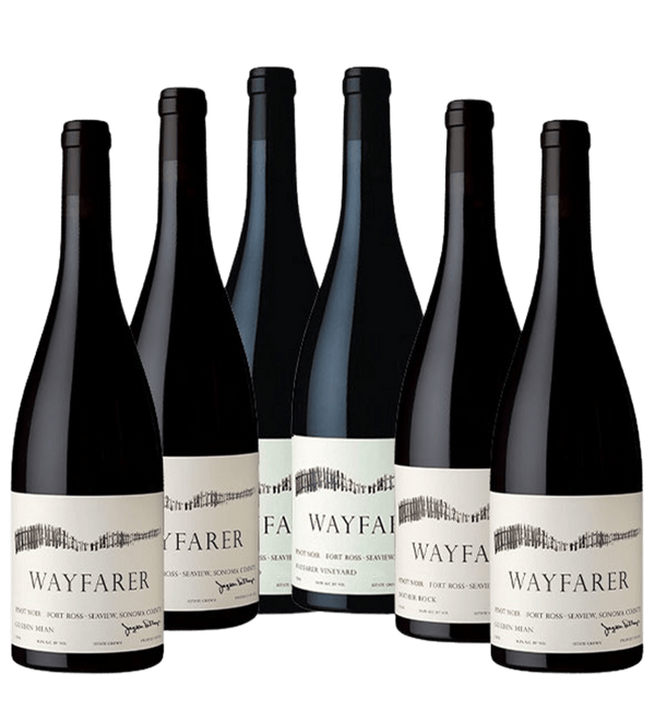 Wayfarer Estate Fort Ross-Seaview Pinot Noir 2016-2019 Special Library Vertical 6-pack-Limited Release - Bottle Hero