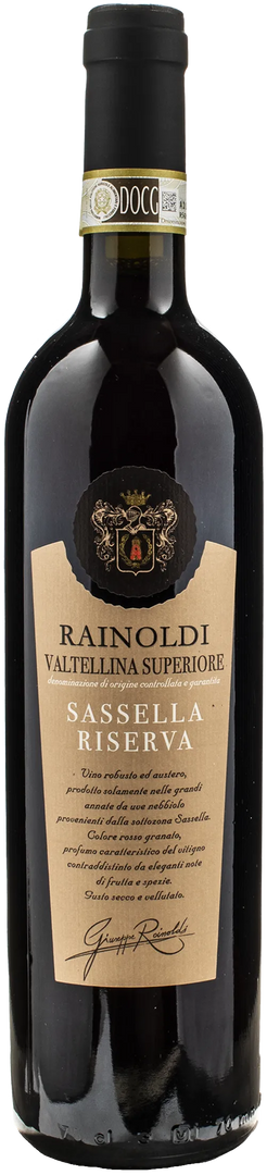 Rainoldi Valtellina Superiore Sassella Riserva 2021 - Bottle Hero