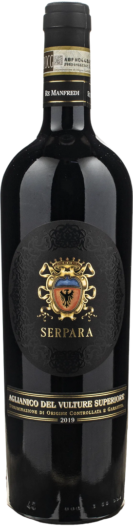 Re Manfredi Aglianico del Vulture Superiore Serpara 2019 - Bottle Hero