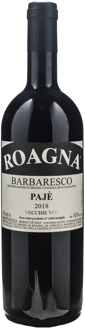 Roagna Barbaresco Paje Vecchie Viti 2018 - Bottle Hero