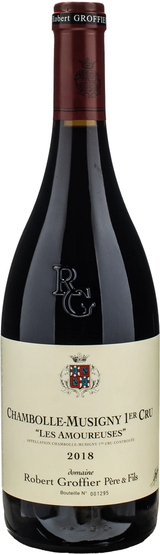 Robert Groffier Chambolle Musigny 1er Cru Les Amoureuses 2018 - Bottle Hero
