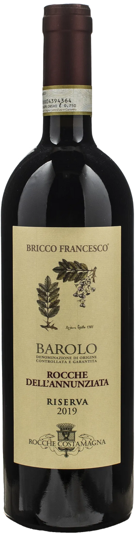 Rocche Costamagna Barolo Rocche dell'Annunziata Bricco Francesco Riserva 2019 - Bottle Hero