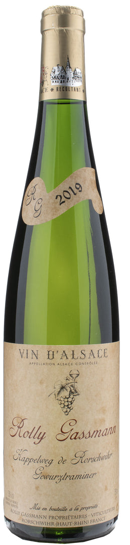 Rolly Gassmann Alsace Kappelweg de Rorschwihr Gewurztraminer 2019 - Bottle Hero