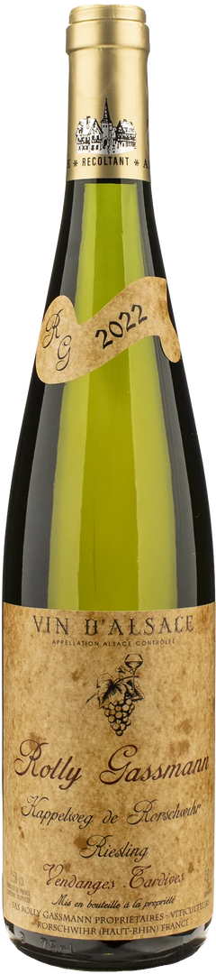 Rolly Gassmann Alsace Kappelweg de Rorschwihr Riesling Ventages Tardives 2022 - Bottle Hero