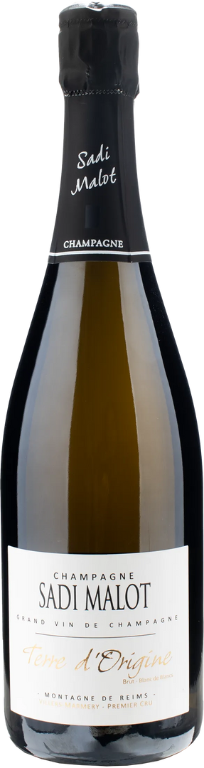 Sadi Malot Champagne 1er Cru Blanc de Blancs Brut Terre d'Origine - Bottle Hero