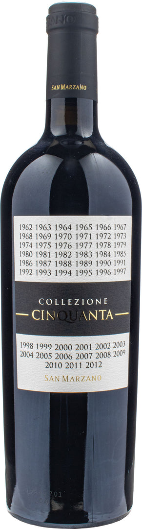 San Marzano Collezione Cinquanta Vino Rosso d'Italia - Bottle Hero
