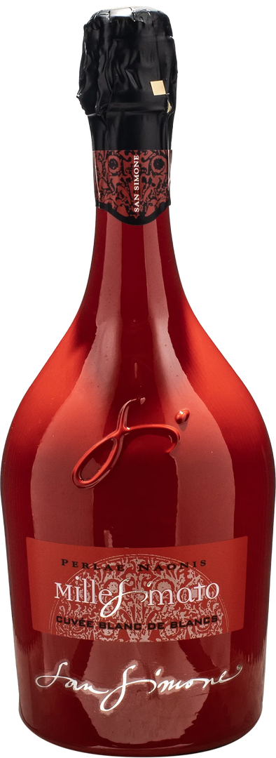 San Simone Cuvee Blanc de Blancs Perlae Naonis Red Edition Brut Millesimato 2023 - Bottle Hero