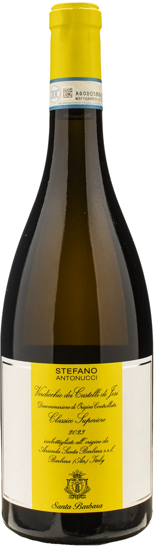 Santa Barbara Verdicchio dei Castelli di Jesi Classico Superiore Stefano Antonucci 2023 - Bottle Hero