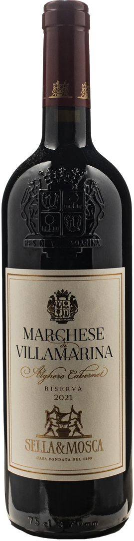 Sella & Mosca Alghero Cabernet Marchese di Villamarina Riserva 2021 - Bottle Hero