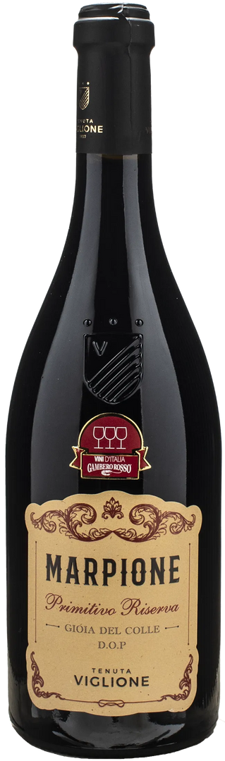 Tenuta Viglione Primitivo Gioia del Colle Marpione Riserva 2021 - Bottle Hero
