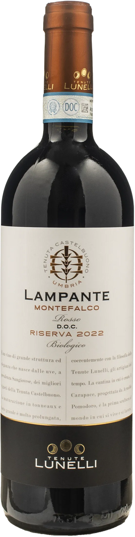 Tenute Lunelli Castelbuono Montefalco Rosso Lampante Riserva 2022 - Bottle Hero