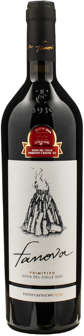 Terrecarsiche1939 Primitivo Gioia del Colle Fanova 2023 - Bottle Hero