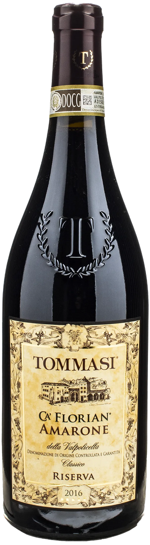Tommasi Amarone della Valpolicella Classico Ca' Florian Riserva 2016 - Bottle Hero