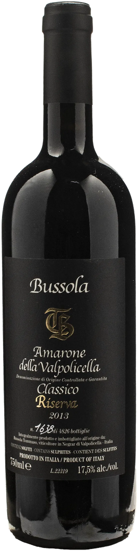 Tommaso Bussola Amarone della Valpolicella Classico TB Riserva 2013 - Bottle Hero