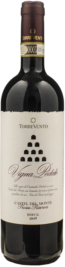 Torrevento Castel del Monte Vigna Pedale Rosso Riserva 2019 - Bottle Hero