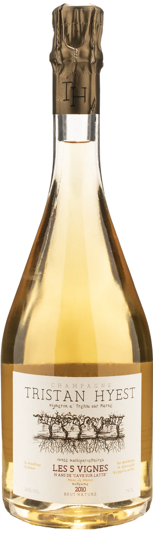 Tristan Hyest Champagne Les 5 Vignes Blanc de Blancs Brut Nature Millesime 2010 - Bottle Hero