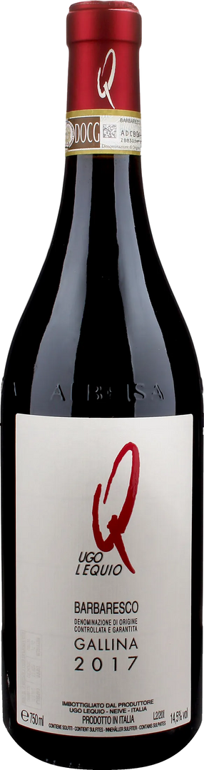 Ugo Lequio Barbaresco Gallina 2017 - Bottle Hero