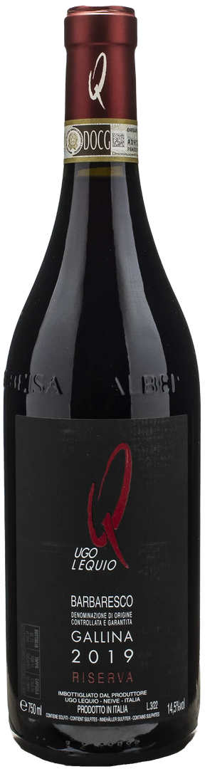 Ugo Lequio Barbaresco Gallina Riserva 2019 - Bottle Hero