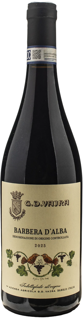 Vajra G.D. Barbera d'Alba 2025 - Bottle Hero
