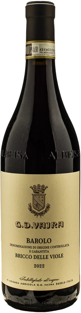 Vajra G.D. Barolo Bricco delle Viole 2022 - Bottle Hero