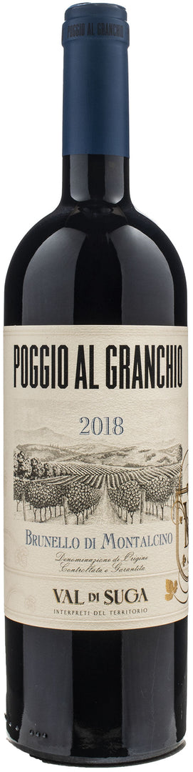 Val di Suga Brunello di Montalcino Poggio al Granchio 2018 - Bottle Hero