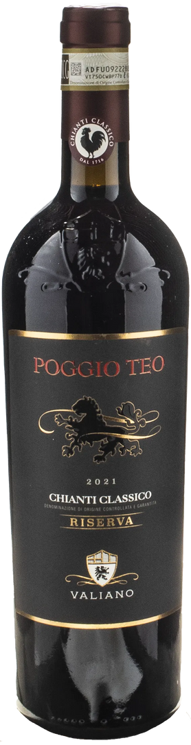 Valiano Chianti Classico Riserva Poggio Teo 2021 - Bottle Hero