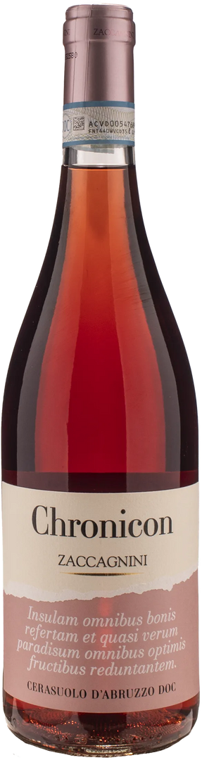 Zaccagnini Cerasuolo Chronicon 2024 - Bottle Hero