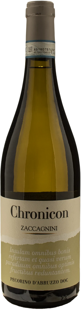 Zaccagnini Pecorino Chronicon 2025 - Bottle Hero